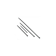 C2G 6in Releasable Cable Ties Black 50-pack (43221)