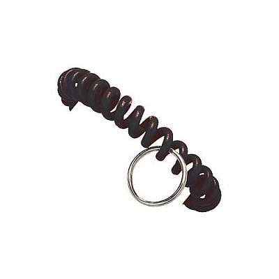 Brady People ID Black, Wrist Coil W/ (25mm) Split Ring (21406301)