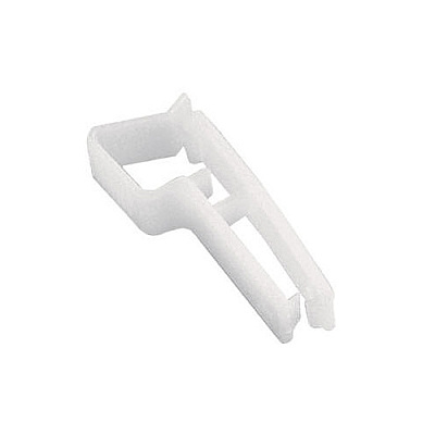 Brady People ID Sturdi Clip (reusable White Plastic) (57101108)