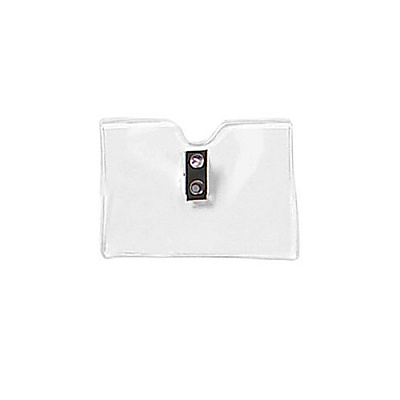 Brady People ID Data/credit Card, Clear Vinyl Badge Hold (18101000)
