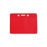 Brady People ID Data/credit Card, Red Back Vinyl Badge H (18202006)