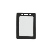Brady People ID Data/credit Card, Black Frame Vinyl Badg (18203001)