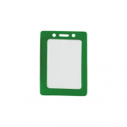Brady People ID Data/credit Card, Green Frame Vinyl Badg (18203004)