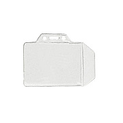 Brady People ID Data/credit Card, Clear Vinyl Badge Hold (18401000)
