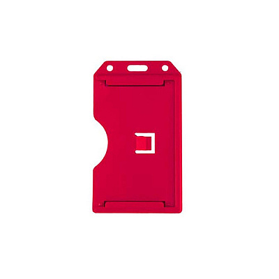 Brady People ID Red, 2-sided Vert Multi Card Holder, Sid (18403086)