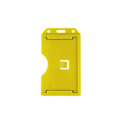 Brady People ID Yellow, 2-sided Vert Multi Card Holder, (18403089)