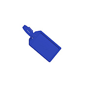 Brady People ID Blue, Rigid Luggage Tag Card Holder W/cl (18406202)