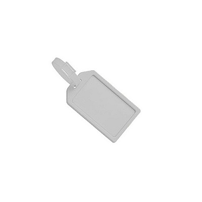Brady People ID White, Rigid Luggage Tag Card Holder W/c (18406208)