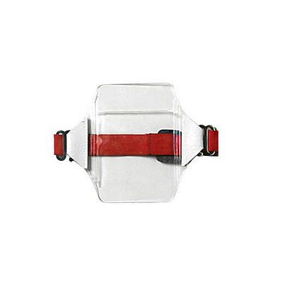 Brady People ID 212 Govt/mlty Clear Vinyl Arm Band Badge (18407110)