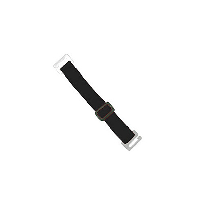 Brady People ID Black, 17in (432mm) Adjustable Elastic A (18407201)