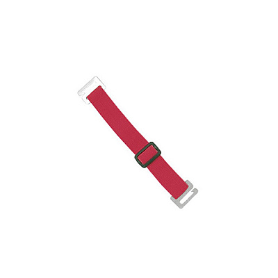 Brady People ID Red, 17in (432mm)adjustable Elastic Armb (18407206)