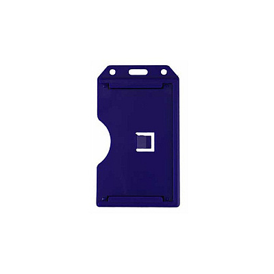 Brady People ID Blue, Vertical, Semi-rigid, Card Holder (18408162)
