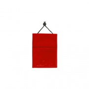 Brady People ID Red, 3-pocket Credential Wallet Holder W (18602506)