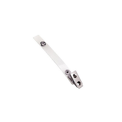 Brady People ID Clear, 4in (101.5mm), Mylar Strap W/ 2-h (21101150)