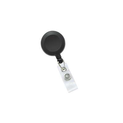 Brady People ID Black, 1-1/4in (32mm), Plastic Clip-on B (21203001)
