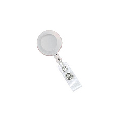 Brady People ID White, 1-1/4in (32mm), Plastic Clip-on B (21203008)