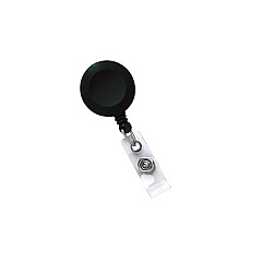 Brady People ID Black, 1-1/4in (32mm), Plastic Clip-on B (21203031)