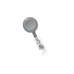 Brady People ID White, 1-1/4in (32mm), Plastic Clip-on B (21203038)