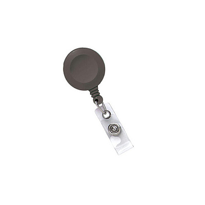 Brady People ID Grey, 1-1/4in (32mm), Plastic Clip-on Ba (21203040)