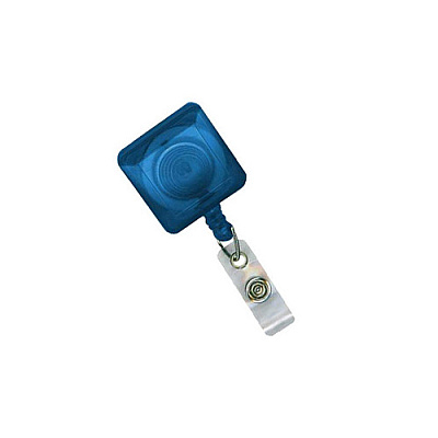 Brady People ID Translucent Blue, Square Spring Clip Bad (21205712)