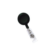 Brady People ID Blk Rnd Bdrl Swivel Back Nps Clip Clear (21207601)