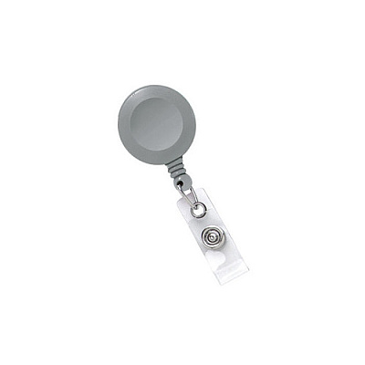 Brady People ID Badge Reel Plastic White 1 1/4in Clear (21207608)