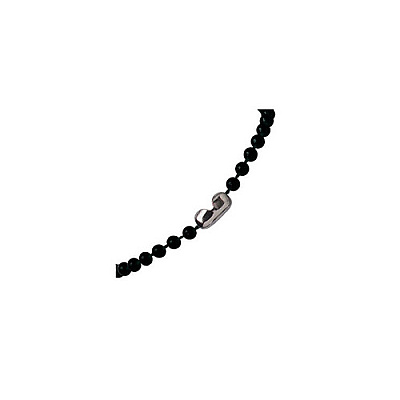 Brady People ID Black, 38in (965mm) Plastic Beaded Neck (21304001)