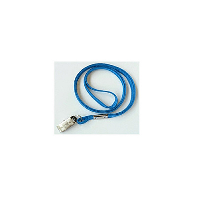 Brady People ID Royal, 3/8in, Flat Woven Nylon Lanyard W (21353552)