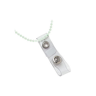 Brady People ID 3-3/8in Clear Flexible Vinyl Neck Chain (21401000)