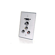 C2G Wp Sgl Alum Hd-15,3.5mm,a/v (40490)