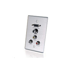 C2G Wp Sgl Alum Hd-15,3.5mm,a/v (40490)