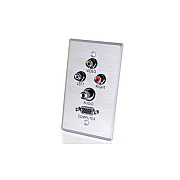 C2G Wp Sgl Alum A/v,3.5mm,hd-15 (40498)