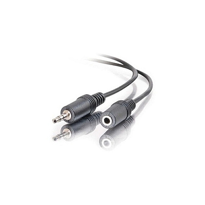 C2G 50ft. 3.5mm Stereo Audio Ext. Cbl M/f (40410)