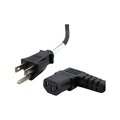 StarTech 6ft Power Cord, Nema 5-15p To Angled C13 (PXT101L)