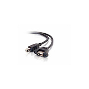 C2G 3ft. Usb 2.0 Af To Bm Panel Mount Cable (28069)