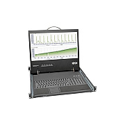 Tripp Lite 1u Rack Console Kvm Short Depth 19in Lcd (B02100019SH)