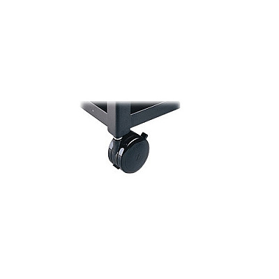 Bretford 5 Hard Rubber Caster Set, 2 Locking (0440025)