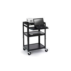 Bretford Av Notebook & Proj Cart, Adj Top Shelf (A2642NSE)