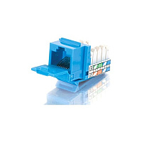 Leviton Cat5e 90 Keystone Jack Blue (35206)