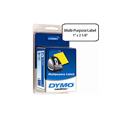 DYMO White Multi-purpose Label, 1 X 2-1/8 (1738541)