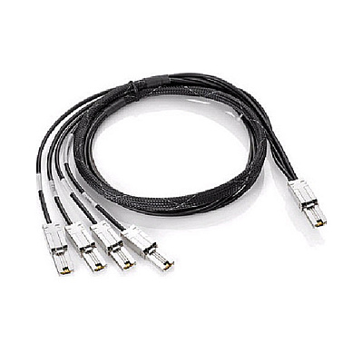 HP 2m Ext Mini-sas To 4x1 Mini-sas Cable (AN975A)