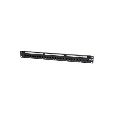 Tripp Lite 24-port 1u Cat6/5 Feed-thru Patch Panel (N254024)