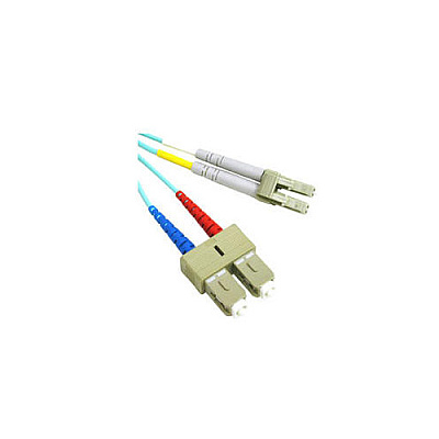 Leviton C2g 10m Lc-sc 10g Lszh Fiber-aqua (36529)