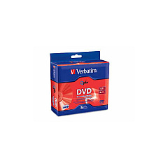 Verbatim Disk,dvd-r,4.7g For Consumer,8x,5pk (VER96747)