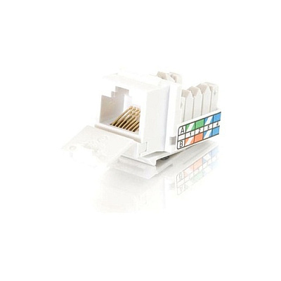 C2G Cat5e 90 Keystone Jack Wht (35201)