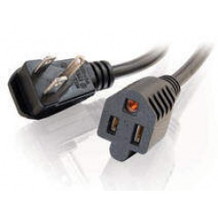 C2G 6ft Flat Plug Power Cord Ext (29815)