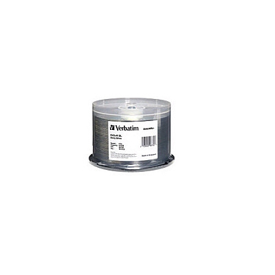 Verbatim 50pk Dvd+r Dl 8.5gb 2.4x Shiny Silver (96732)