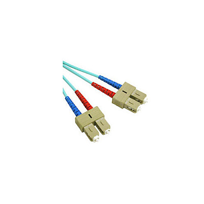 Leviton C2g 3m Sc-sc 10g Om3 Lszh Fiber-aqua (36512)