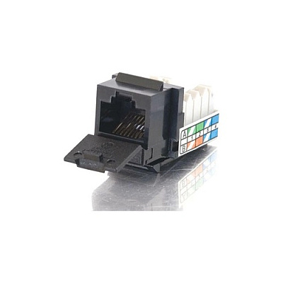 C2G Cat5e 90 Keystone Jack Blk (35203)