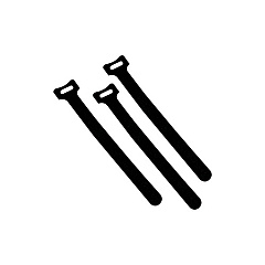C2G Cable Wrap Black - 50 Pack (43231)
